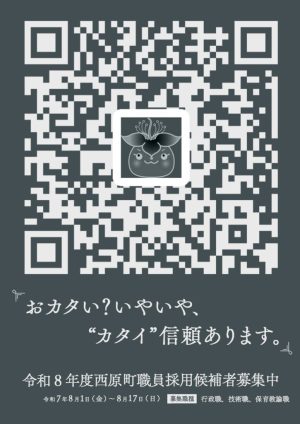 職員採用試験案内ポスターのサムネイル